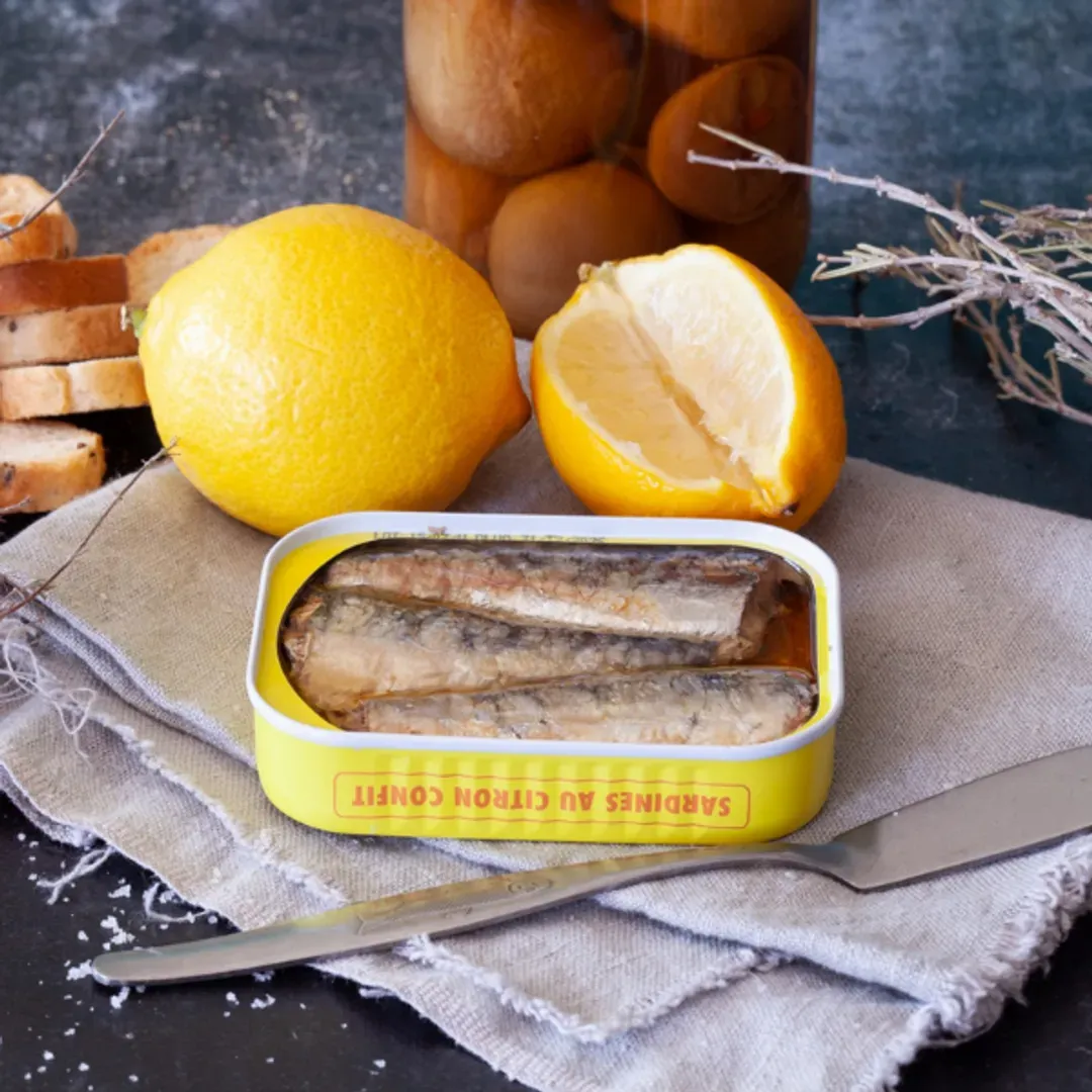 Conserverie Ferrigno Sardines with Candied Lemon 4oz