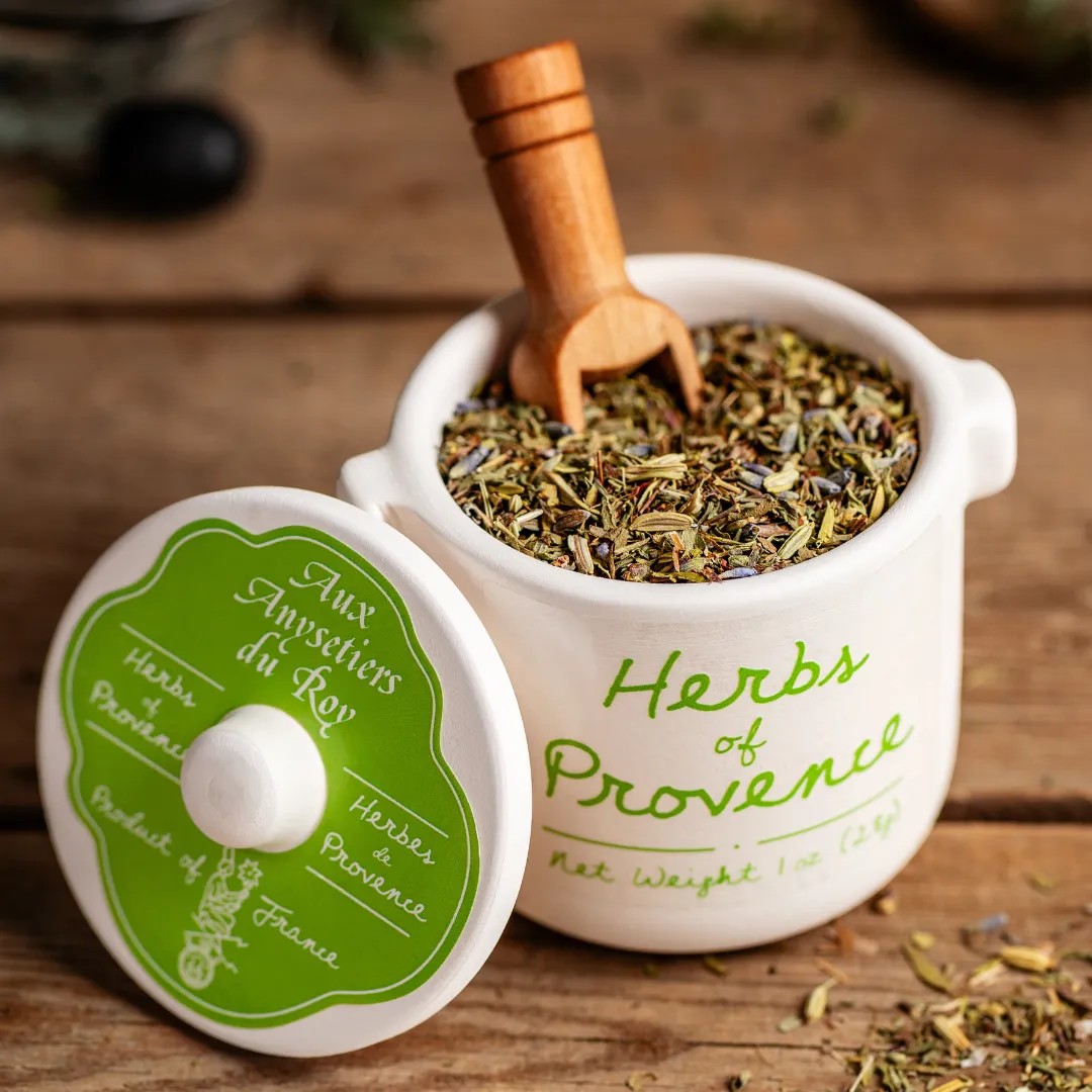 Aux Anysetiers du Roy Herbs de Provence in Ceramic Jar 1oz