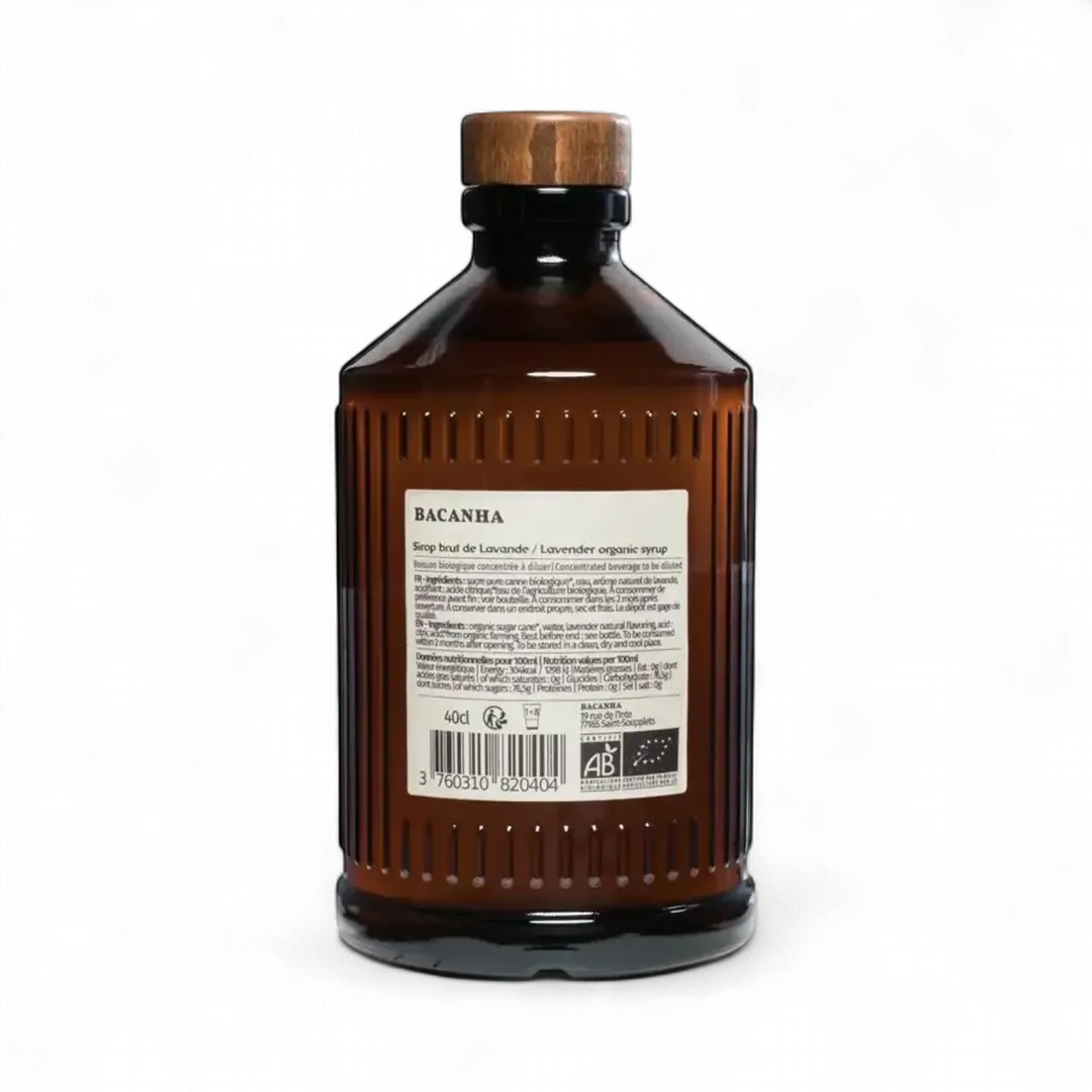 Bacanha Organic Lavender Syrup 13.5oz