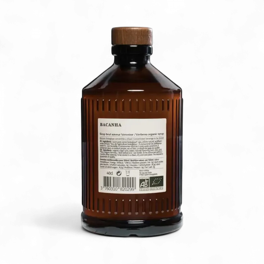 Bacanha Organic Verbena Syrup 13.5oz