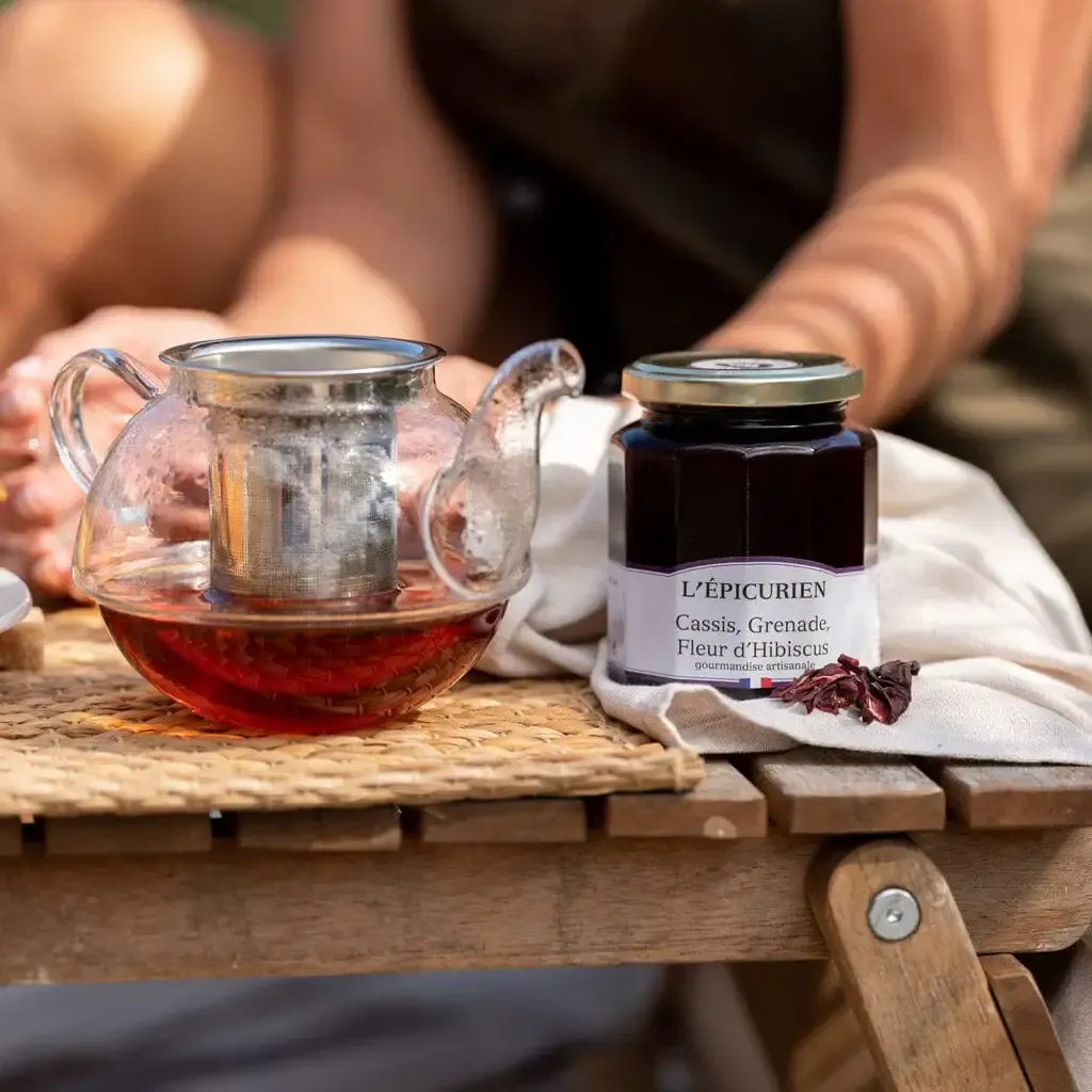 L'Epicurien Blackcurrant, Pomegranate & Hibiscus Preserve