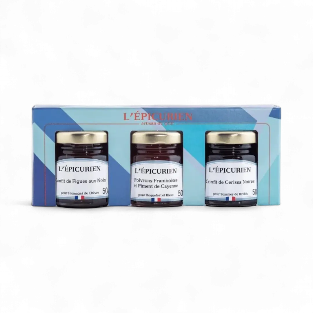 L'Epicurien Mini Cheese Confit Set - 3x1.8oz