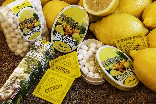 Les Anis de Flavigny All Natural Lemon Mints 1.8oz