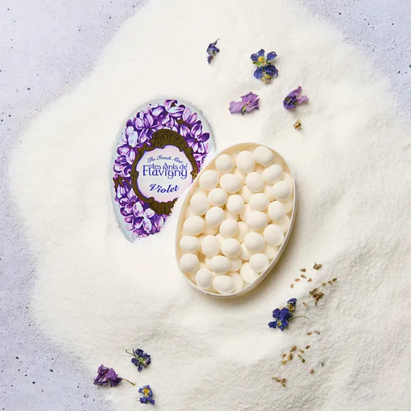 Les Anis de Flavigny All Natural Violet Mints 1.8oz