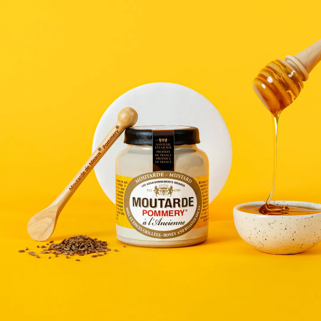 Pommery Honey & Spices Mustard - Small Stone Jar 3.5oz