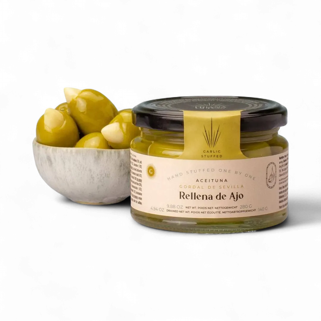 Triana Olivas Garlic stuffed Gordal Olives 9.88oz
