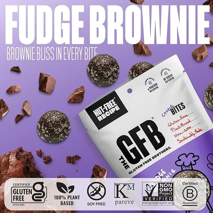 Fudge Brownie Cookie Bites (Nut-Free)