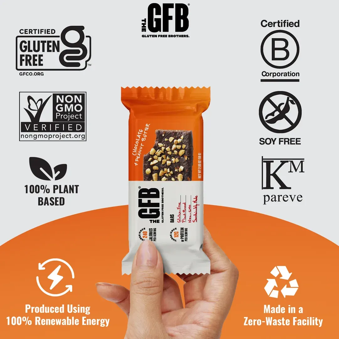 Chocolate Peanut Butter Protein Snack Bar