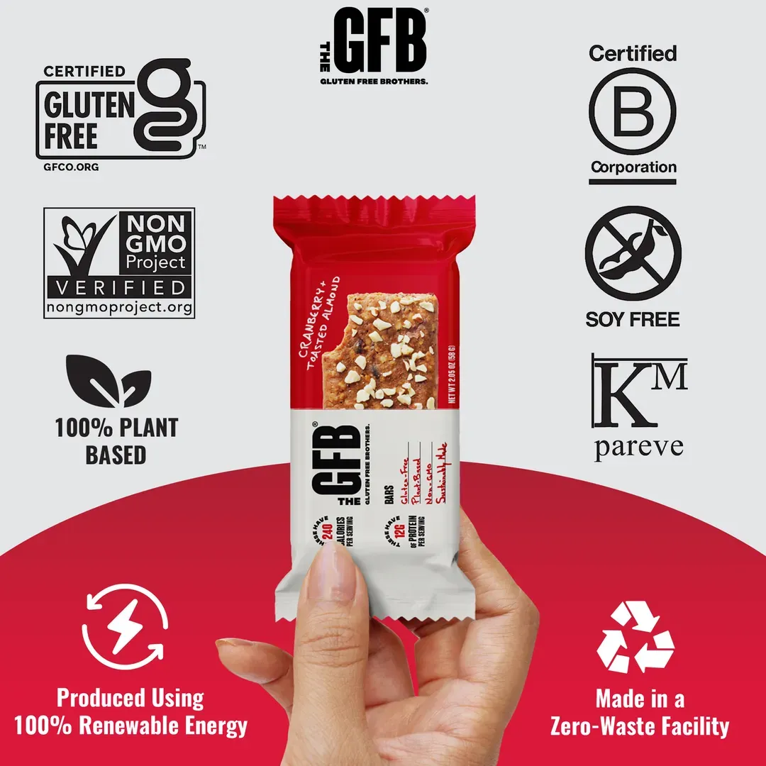 Cranberry Toasted Almond Protein Snack Bar