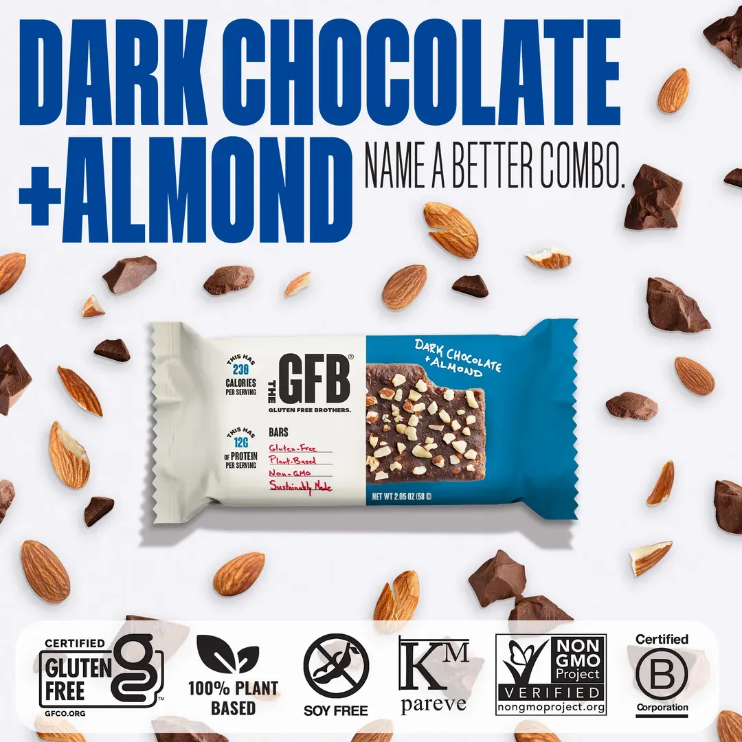 Dark Chocolate Almond Protein Snack Bar