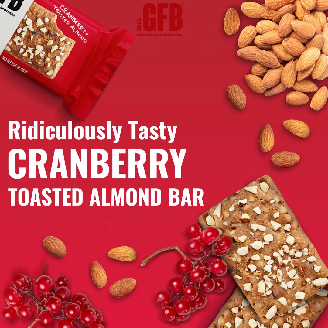 Cranberry Toasted Almond Protein Snack Bar