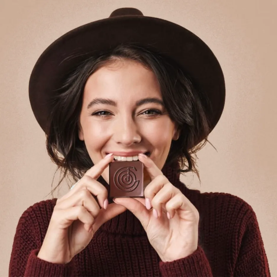 Ethiopian Coffee Dark Chocolate Square / 0.4 oz (11g)