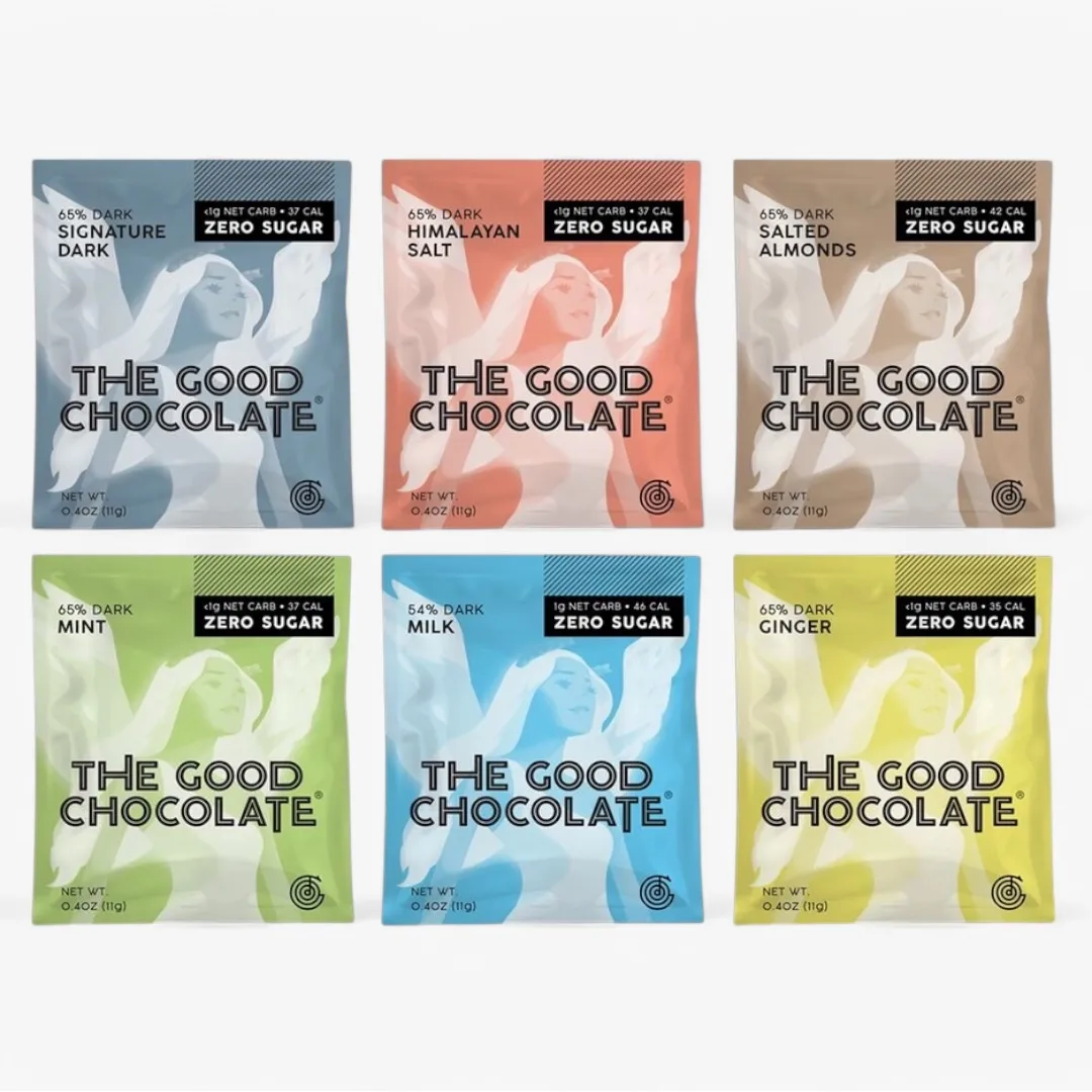 Original Variety Chocolates 6 Squares / Gift Pack