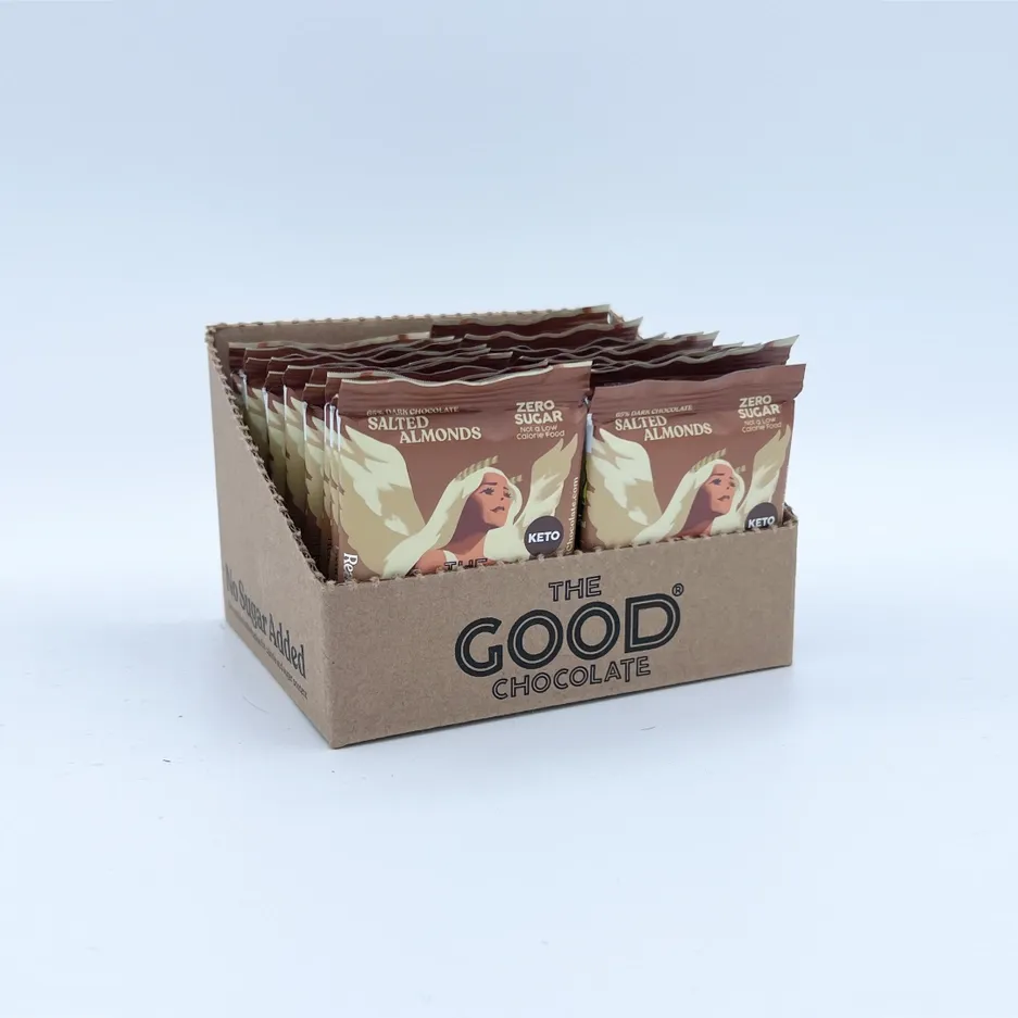 Salted Almonds Chocolate Square / 0.4 oz