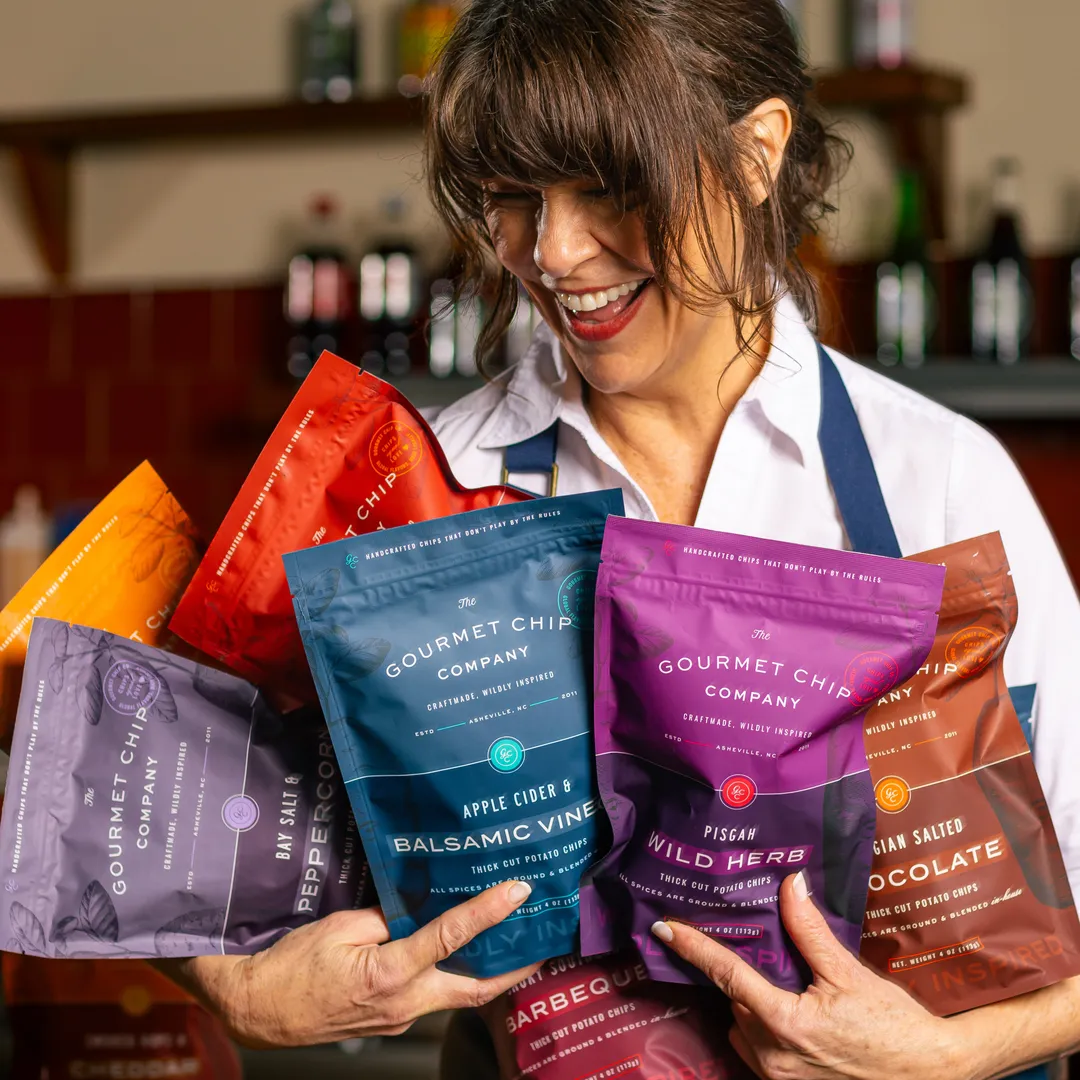 Bay Salt and Peppercorn Thick Cut Potato Chips - Case of 12