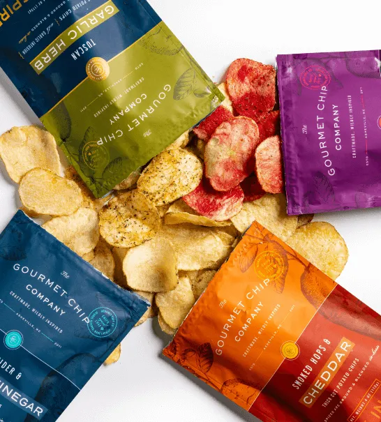 Apple Cider and Balsamic Vinegar Thick Cut Potato Chips - Case of 12