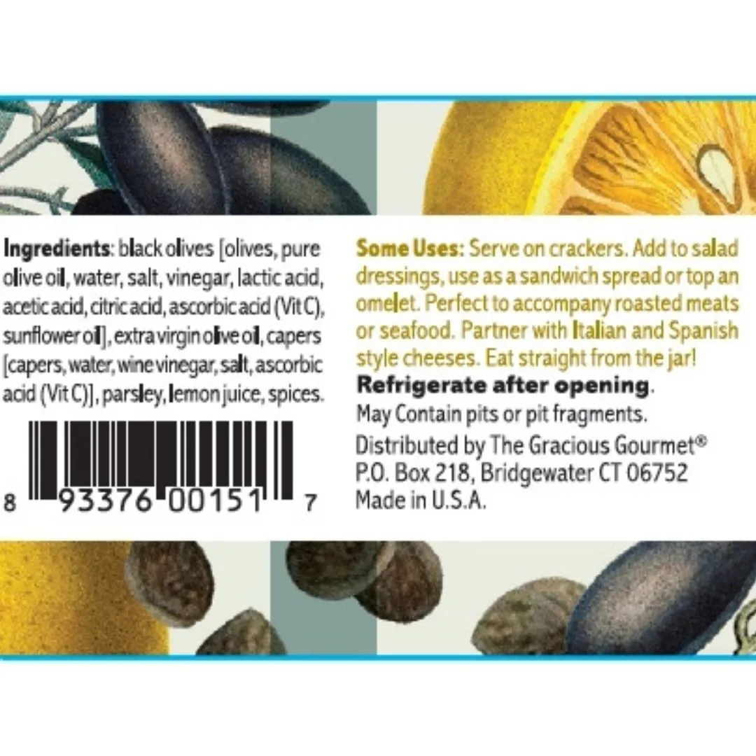 Black Olive Tapenade