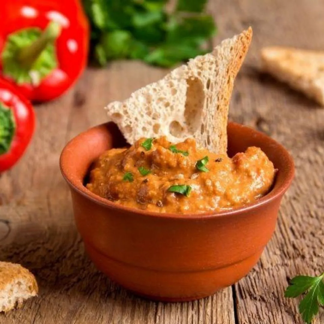 Roasted Red Pepper Artichoke Tapenade
