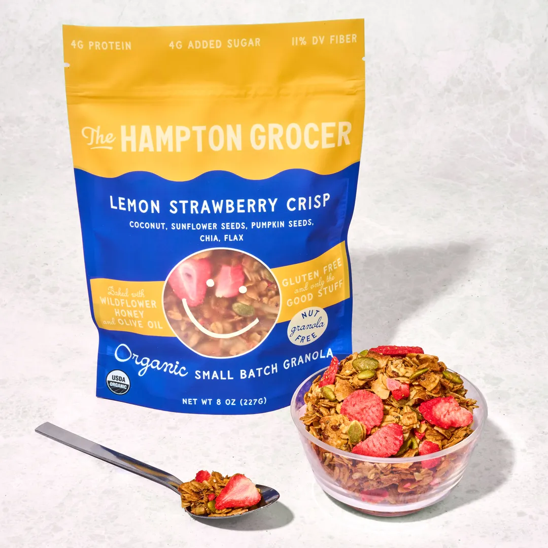 Organic Lemon Strawberry Crisp Granola 