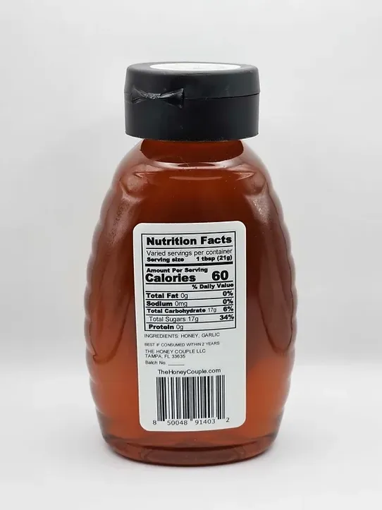 2oz Garlic Infused Honey