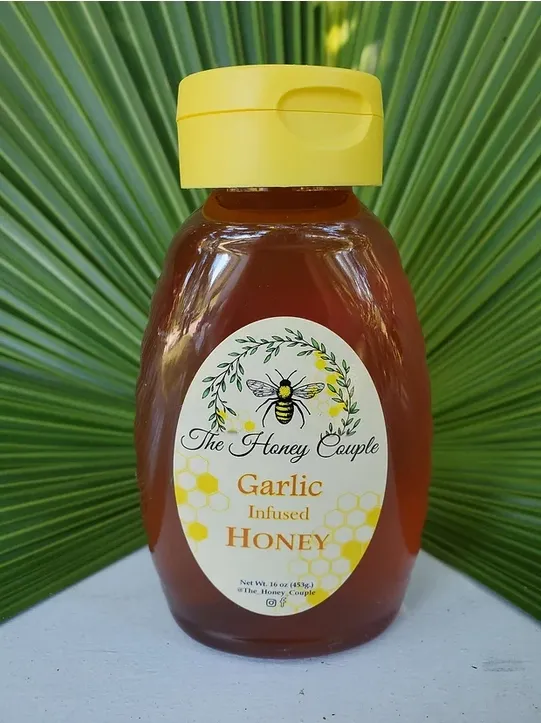 2oz Garlic Infused Honey