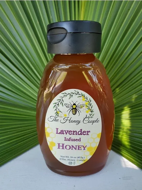 16oz Lavender Infused Honey