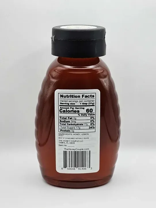 2oz Lemon Infused Honey 