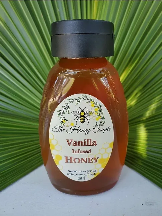 16oz Vanilla Infused Honey