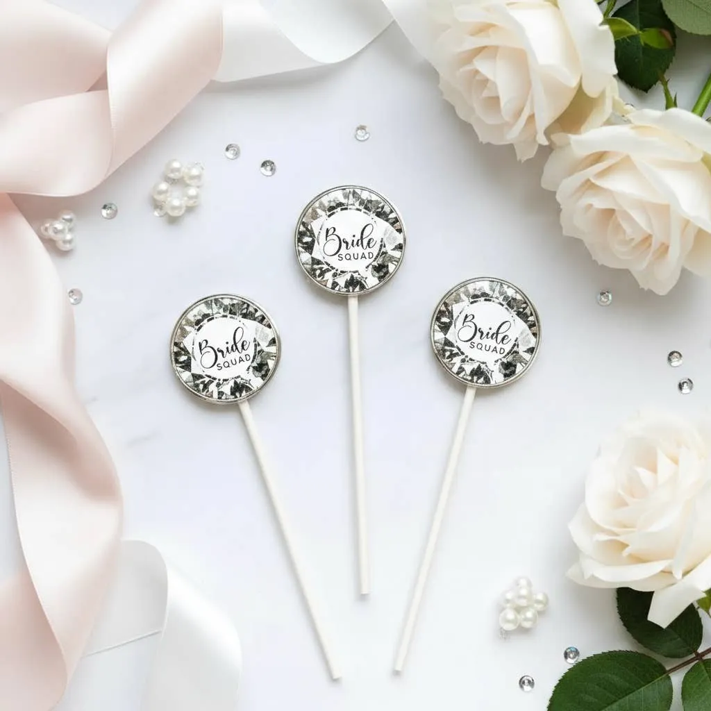 Bride Squad Lollipops – Bachelorette - Bridal Shower Favors