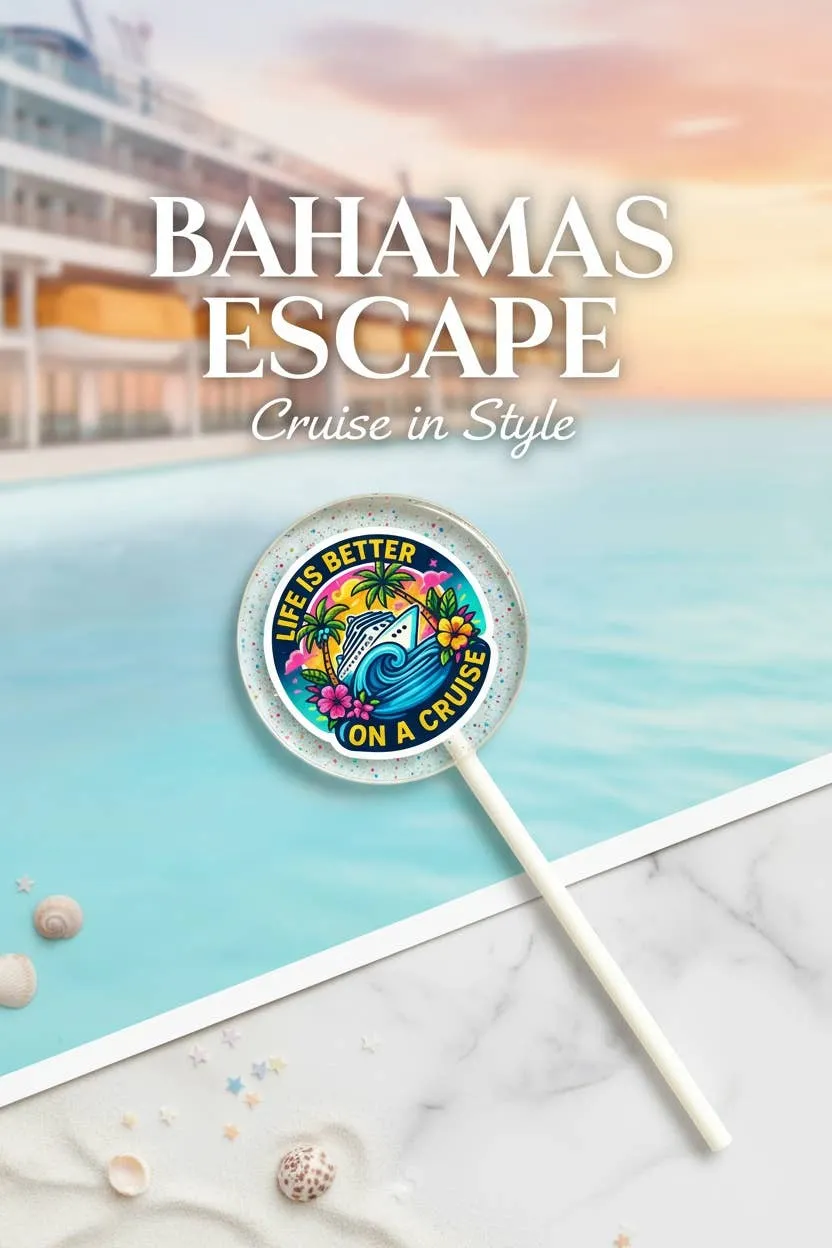  Cruise Line Guest Favors – Travel & Vacation Lollipops