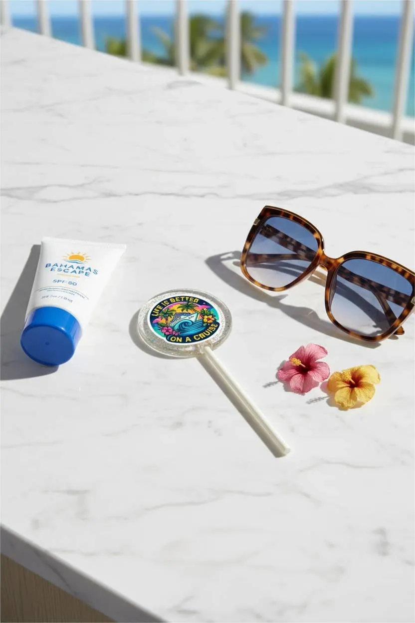  Cruise Line Guest Favors – Travel & Vacation Lollipops