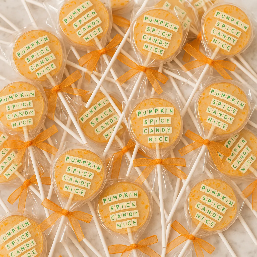 Pumpkin Spice Lollipops – Giftable Fall Candy