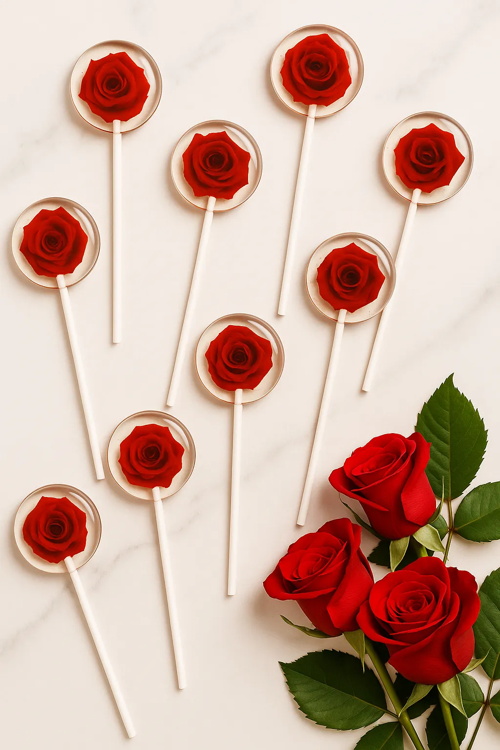 Rose Lollipops – Eternal Bloom – Florist Gift Add-On