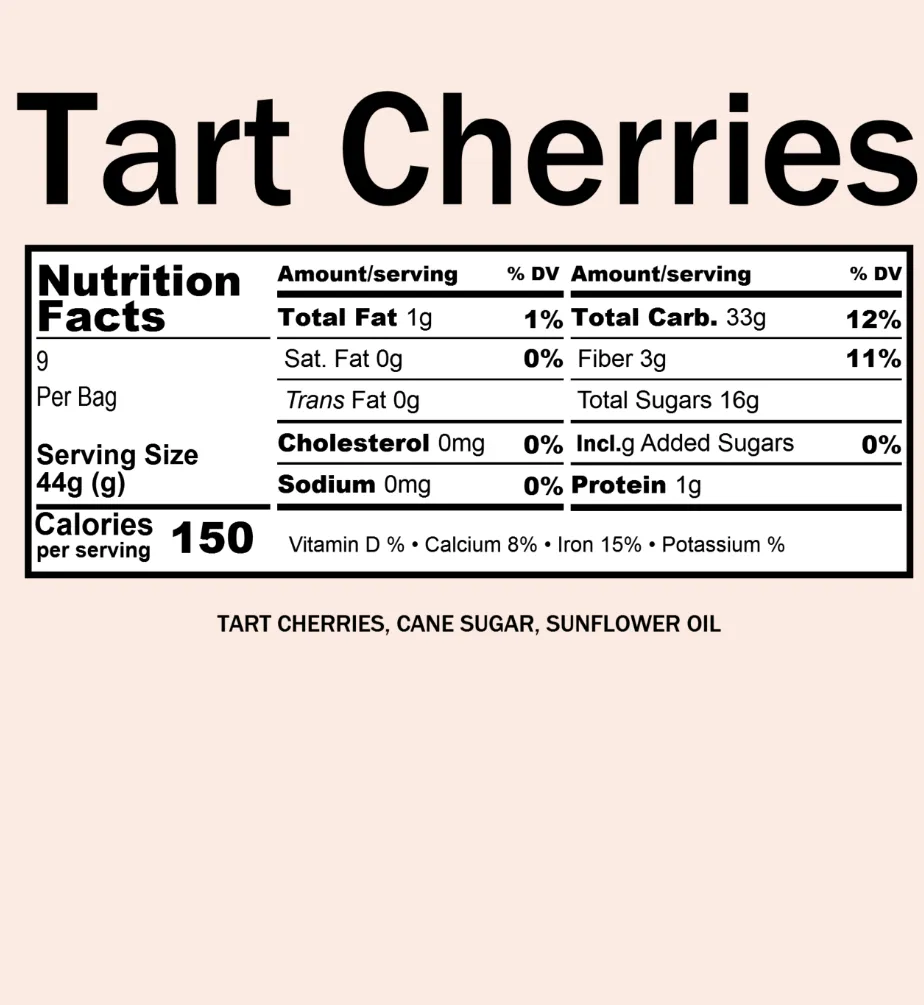 Bulk Cherries, Tart