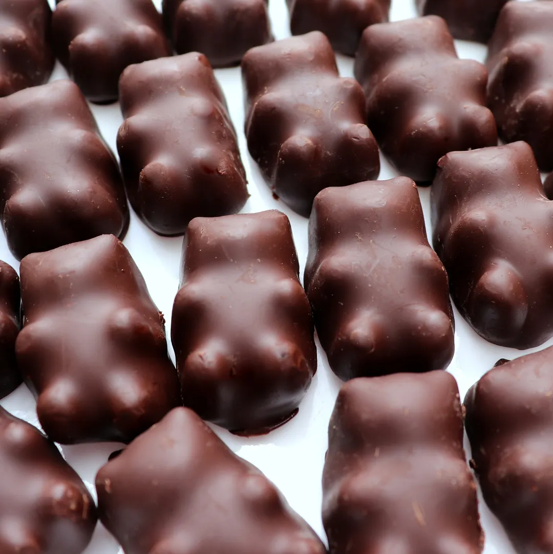 Bulk Cinnamon Bears, Dark Chocolate