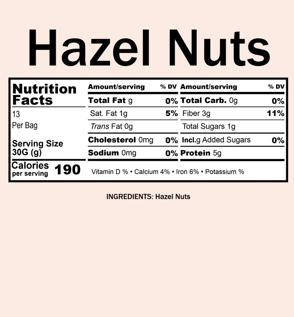 Bulk Hazel Nuts, Filberts
