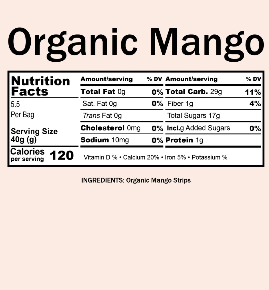 Bulk Mango, ORGANIC