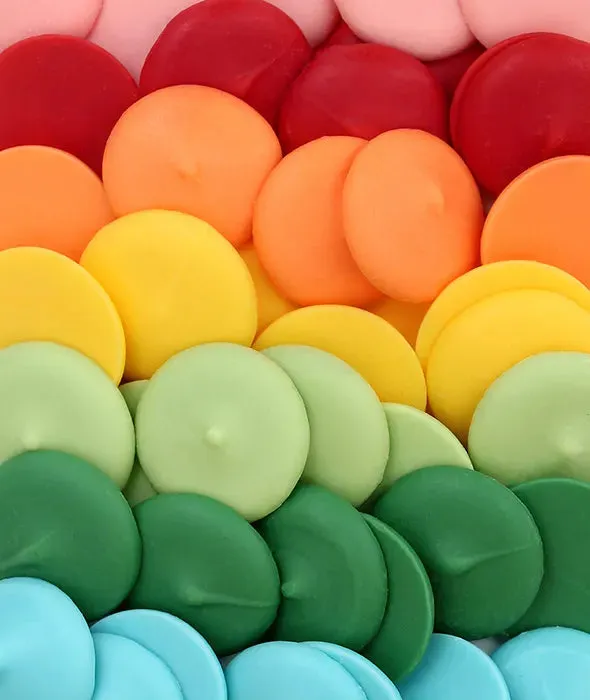 Bulk Milk Chocolate Colored Wafers and Flavored (Stovers)