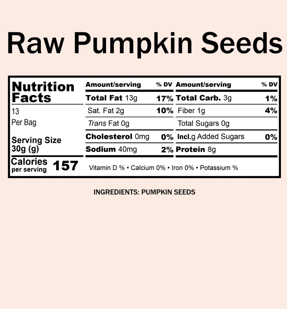 Bulk Pumpkin Seeds, Raw