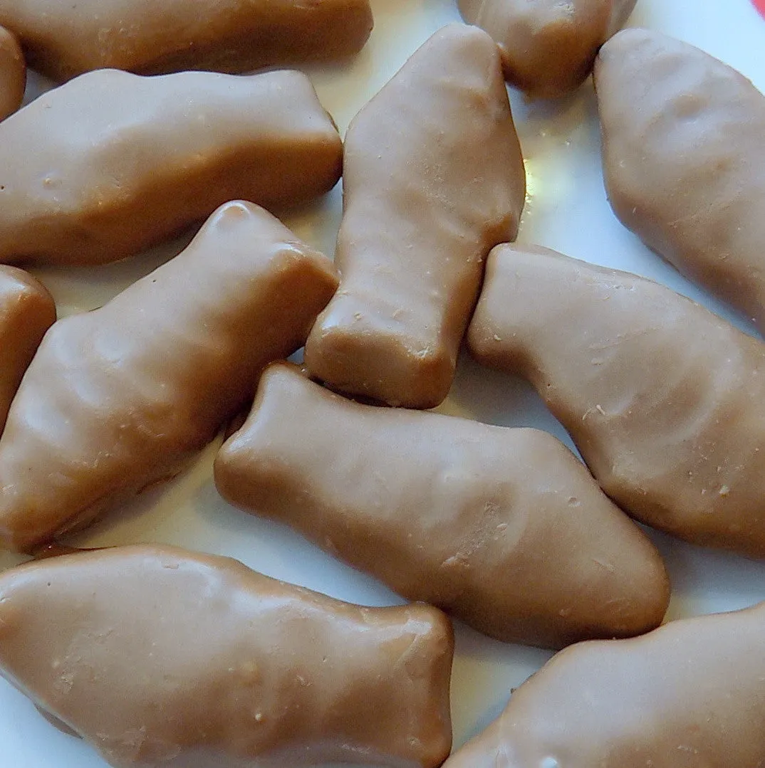 Bulk Swedish Fish, Milk Chocolate Covered variant