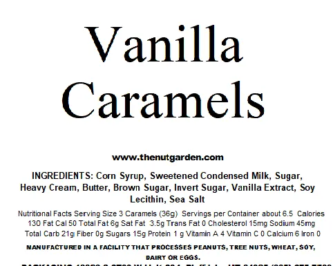 Caramels | Vanilla (7 oz bag)