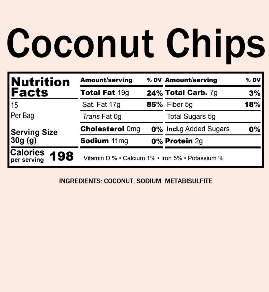 Coconut Chips Unsweetened (12 oz)