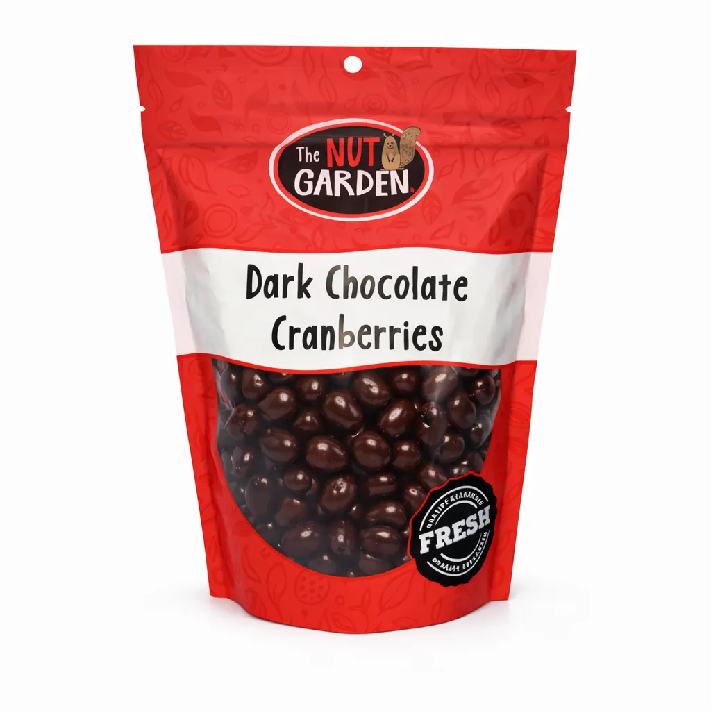 Cranberries, Dark Chocolate Covered (12 oz)