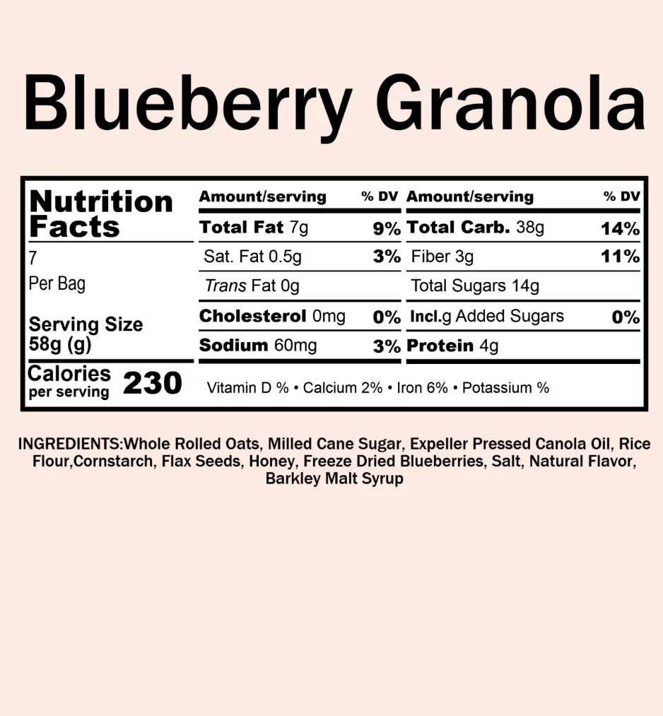 Granola, Blueberry Flax (12 oz)