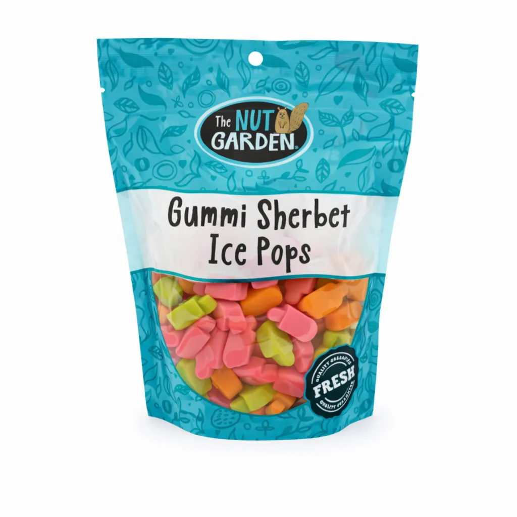 Gummi Sherbet Ice Pops (12 oz)