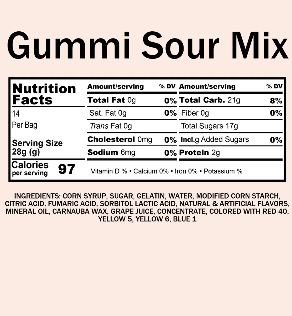 Gummi Sour Mix (12 oz)