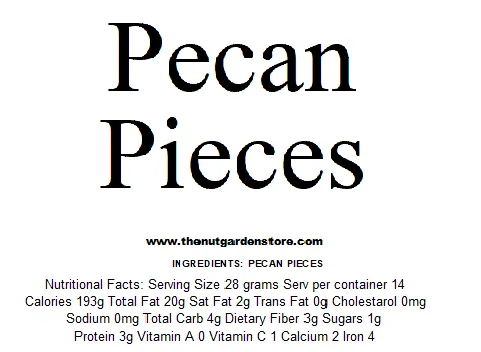 Pecan Pieces, Raw (12 oz)