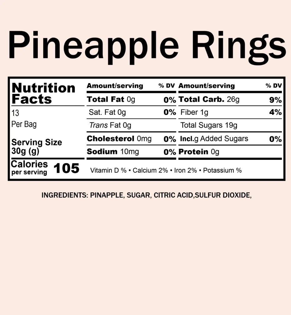 Pineapple Rings (12 oz)