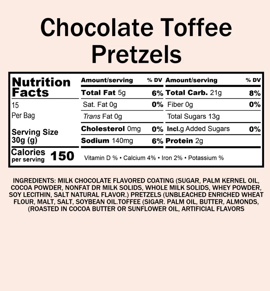 Pretzels, Chocolate Toffee Bites (12 oz)