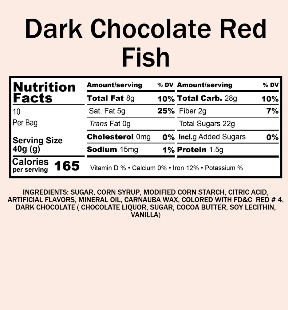 Swedish Fish, Dark Chocolate Covered (12 oz)